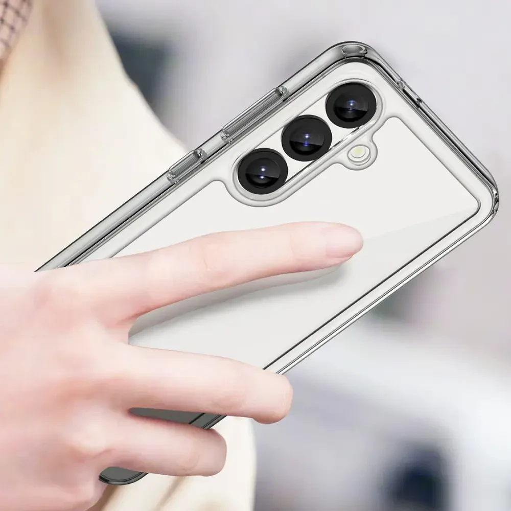 Hurtel Outer Space dėklas su Gel Frame skirtas Google Pixel 10 Pro 5G – skaidrus