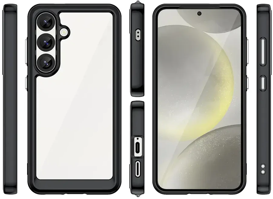 Hurtel Outer Space Case Samsung Galaxy S25 – dėklas telefonui juodos spalvos