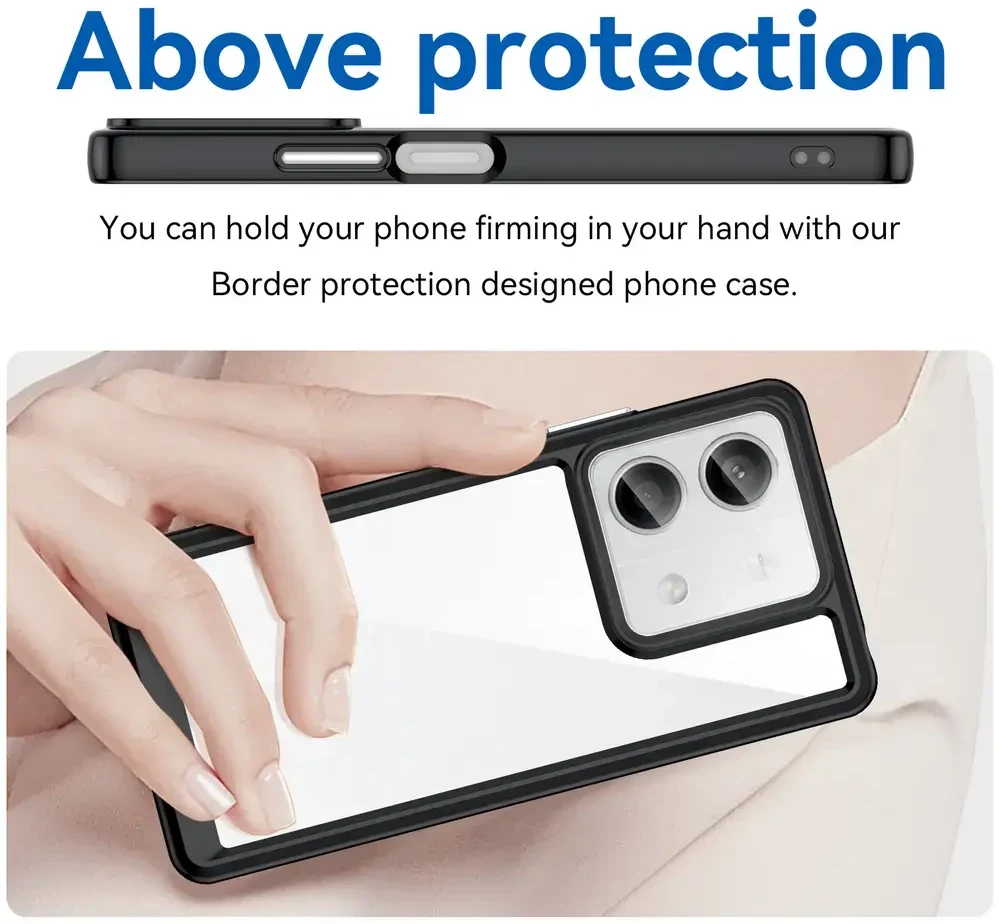 Hurtel Outer Space gel frame Xiaomi Redmi Note 13 Pro – dėklas telefonui mėlynos spalvos