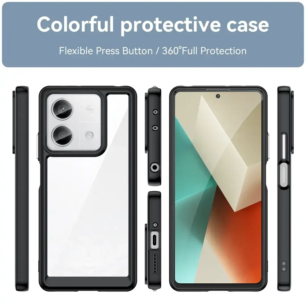 Hurtel Outer Space gel frame Xiaomi Redmi Note 13 Pro – dėklas telefonui mėlynos spalvos