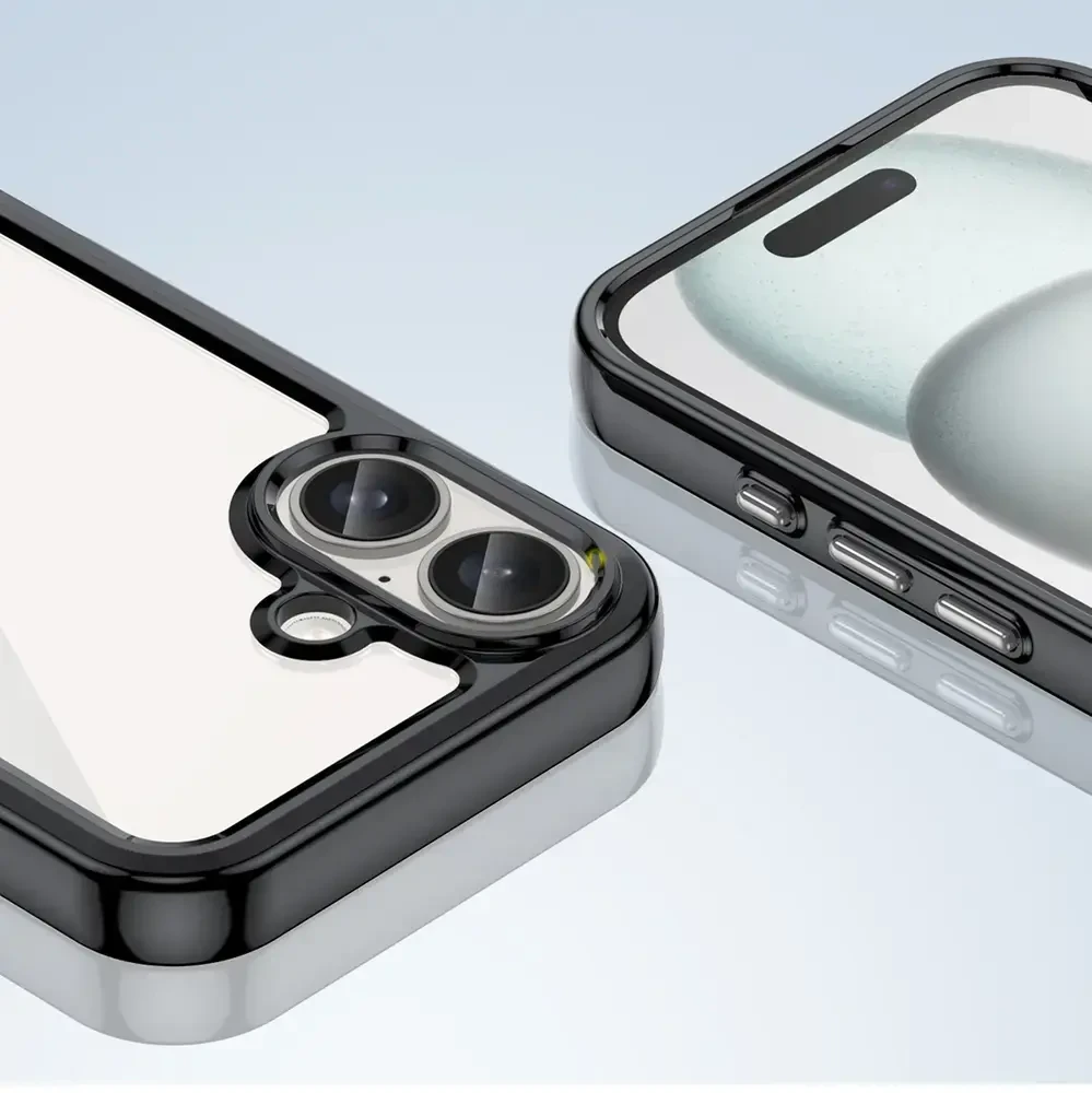 Hurtel Outer Space Gel Frame Apple iPhone 16 – dėklas telefonui raudonos spalvos