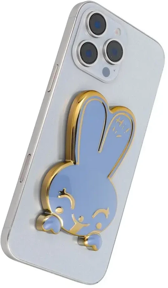 OEM telefono stovas RABBIT - priklijuojamas - mėlynas