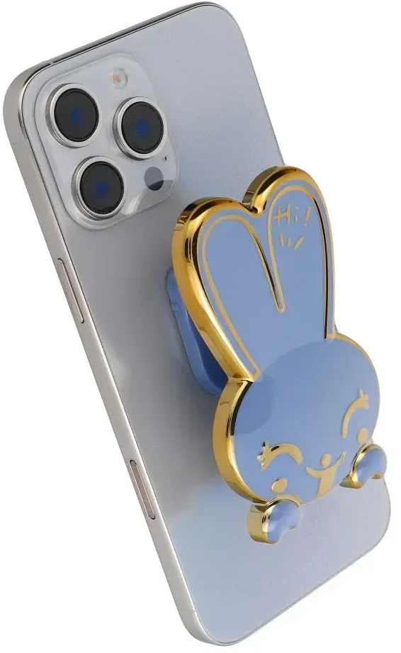 OEM telefono stovas RABBIT - priklijuojamas - mėlynas