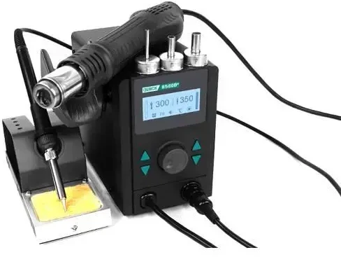 Oem QUICK 8586D+ mikro-litavimo stotelė 2 viename