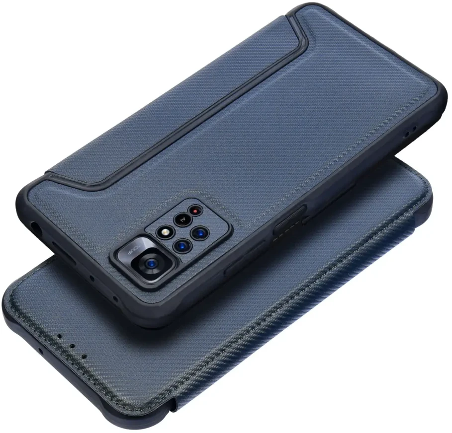 Dėklas Oem RAZOR Book skirtas Xiaomi Redmi 10C mėlynos spalvos