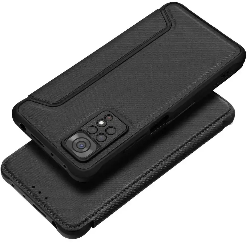Dėklas Oem RAZOR Book skirtas Xiaomi Redmi 14C juodos spalvos