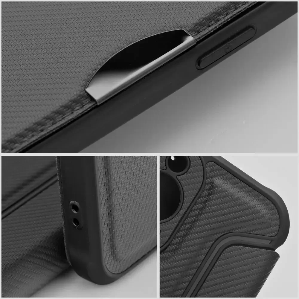 Dėklas Oem RAZOR Book skirtas Xiaomi Redmi Note 11 / 11S juodos spalvos