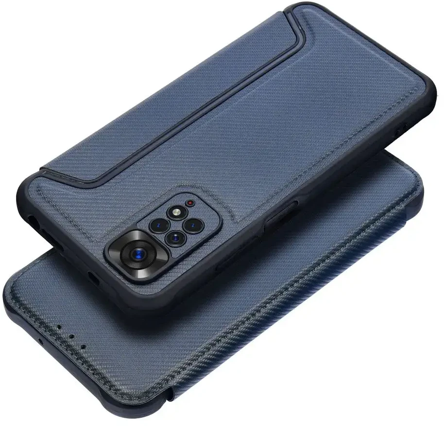 Dėklas Oem RAZOR Book skirtas Xiaomi Redmi Note 11 / 11S mėlynos spalvos