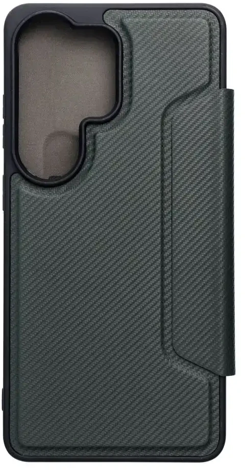 Oem Dėklas su klapką na Samsung S26 ULTRA Razor Book tamsiai žalia