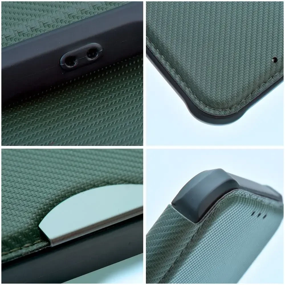 Oem Dėklas su klapką na Samsung S26 ULTRA Razor Book tamsiai žalia