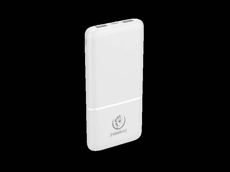 "Rebeltec" powerbank P10 10W 10000mAh baltos spalvos