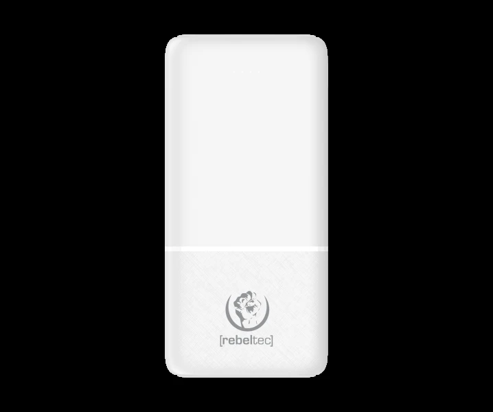 "Rebeltec" powerbank P10 10W 10000mAh baltos spalvos