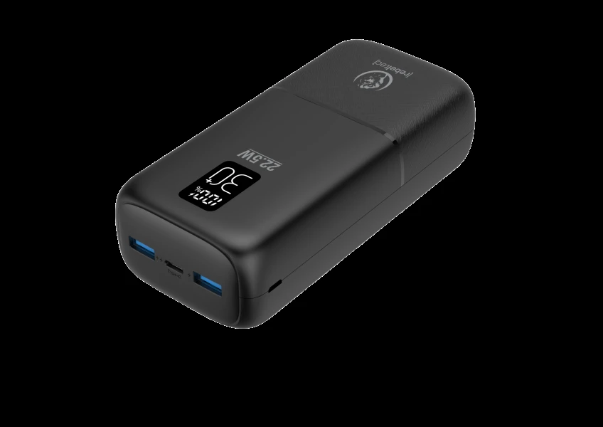 "Rebeltec" powerbank P30 22,5W 30000mAh 30W juodas
