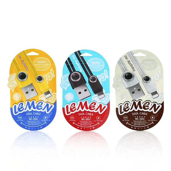 Oem REMAX Kabelis Lemen RC-101m – USB į Micro USB – geltonos spalvos