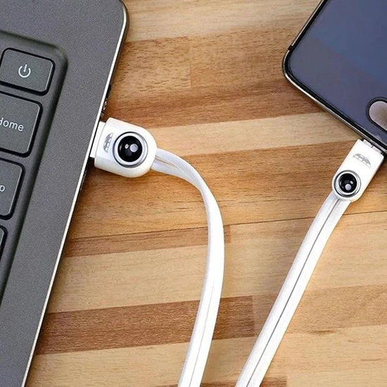 Oem REMAX Kabelis Lemen RC-101m – USB į Micro USB – geltonos spalvos