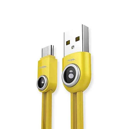 Oem REMAX Kabelis Lemen RC-101m – USB į Micro USB – geltonos spalvos
