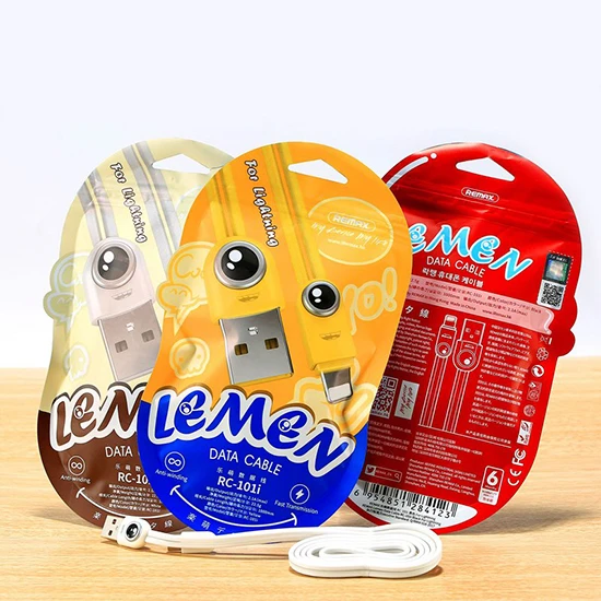 Oem REMAX Kabelis Lemen RC-101m – USB į Micro USB – geltonos spalvos