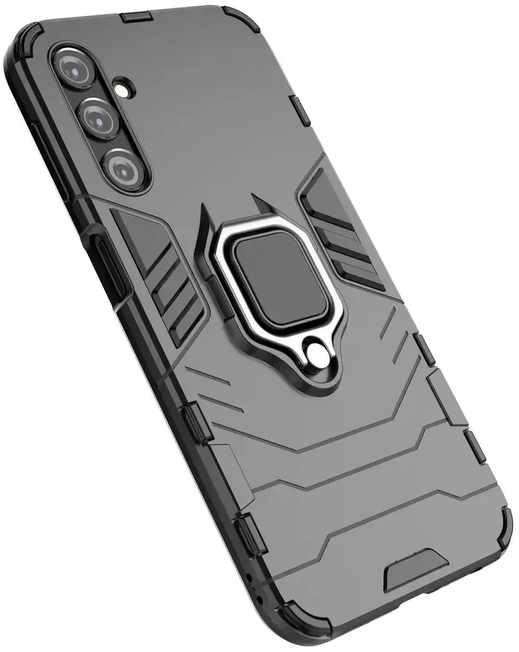 Hurtel Ring Armor Samsung Galaxy A24 4G armored magnetic holder ring dėklas telefonui juodos spalvos