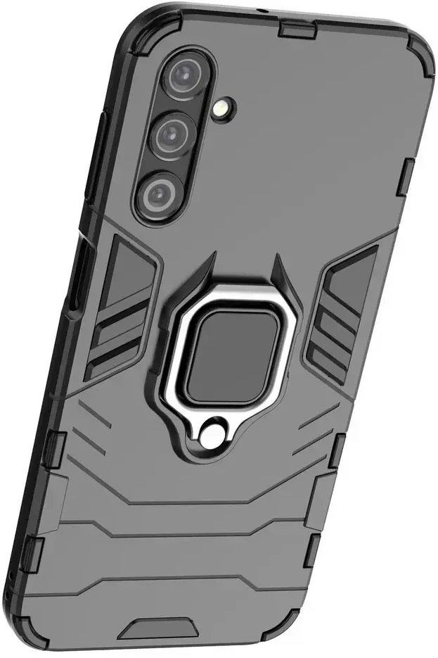 Hurtel Ring Armor Samsung Galaxy A24 4G armored magnetic holder ring dėklas telefonui juodos spalvos