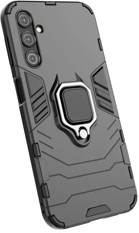 Hurtel Ring Armor Samsung Galaxy A24 4G armored magnetic holder ring dėklas telefonui juodos spalvos