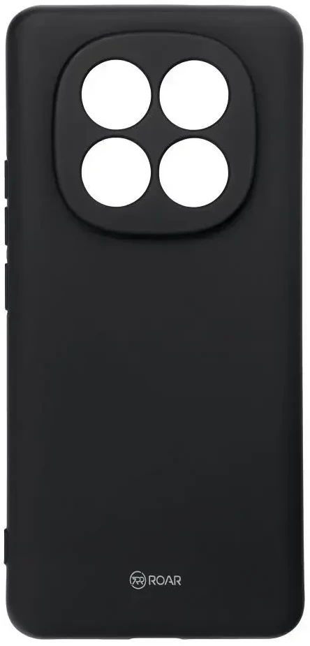 Oem ROAR dėklas COLORFUL JELLY skirtas Xiaomi Redmi Note 14 Pro+ 5G juodos spalvos