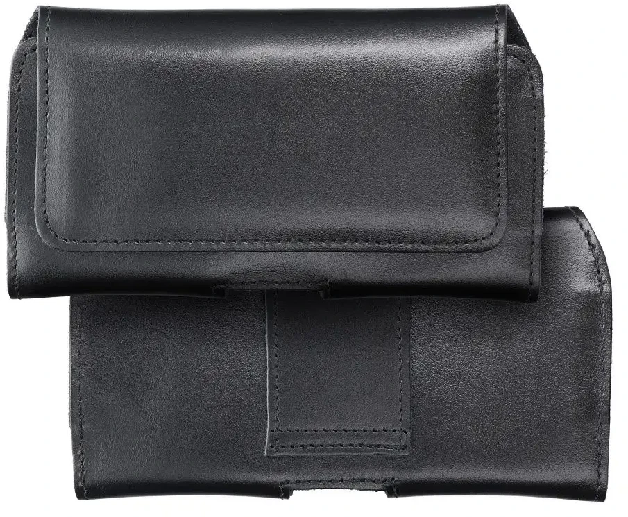 Dėklas Oem ROYAL universalus horizontal leather belt holster size 2XL skirtas Samsung Galaxy A21s / S20 ULTRA / S21 ULTRA / A70 / A71 / XIAOMI REDMI 9 / HUAWEI P SMART PRO juodos spalvos