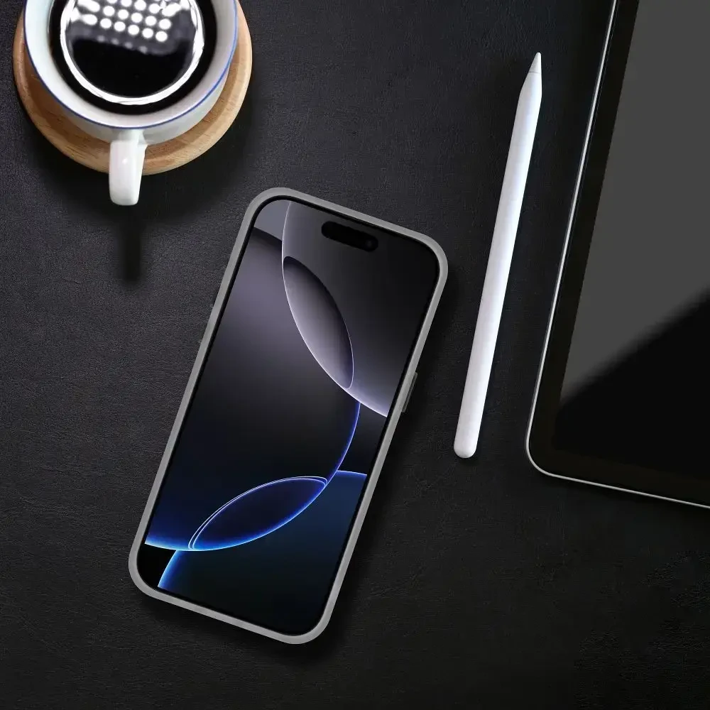 OEM dėklas, skirtas iPhone 17 Pro Max / 18 Pro Max (žemas kameros kraštas) Sappy juodas