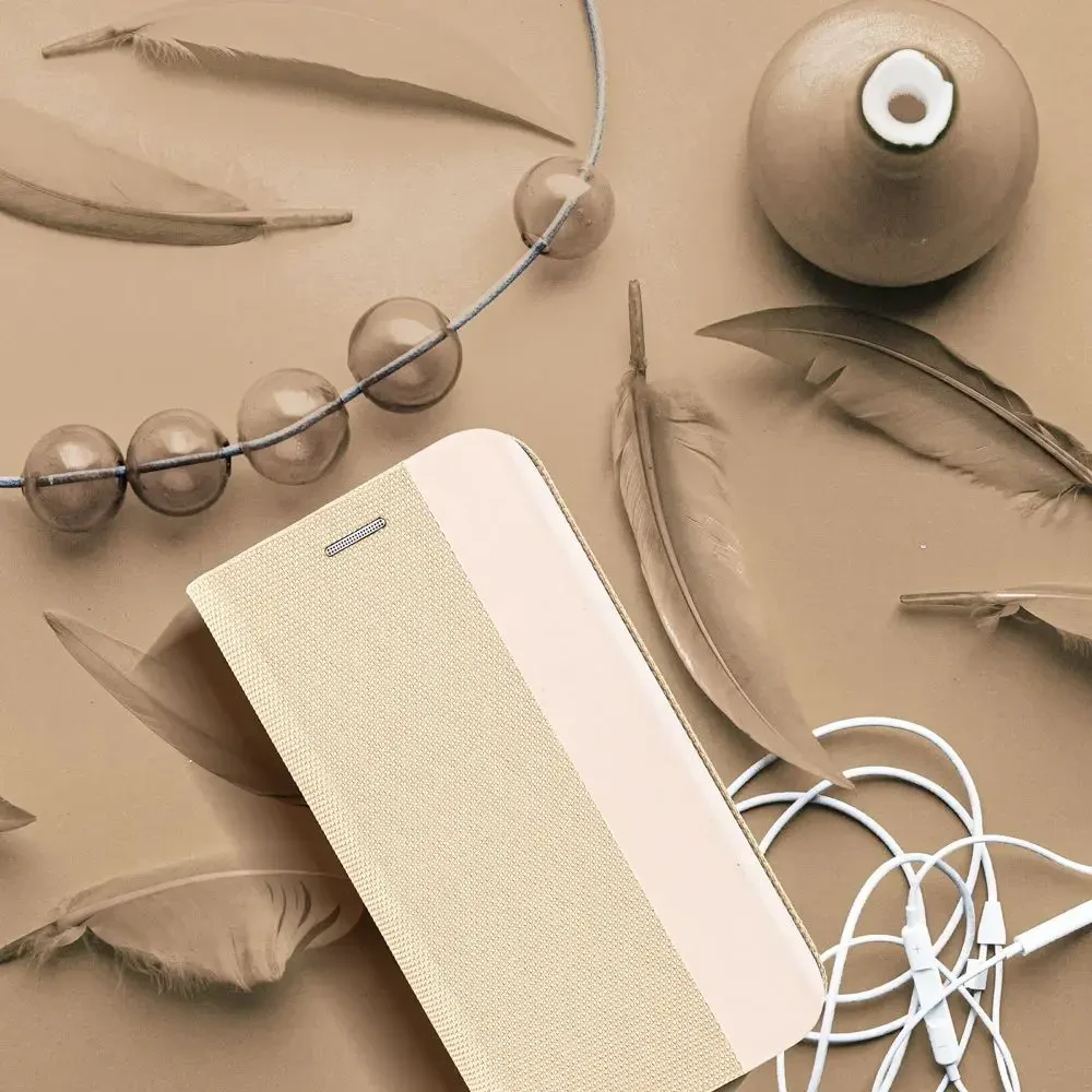 Oem JAUTRUS atverčiamas dėklas, skirtas XIAOMI Redmi A5 (173,3 x 79,4 x 8,26), auksinis