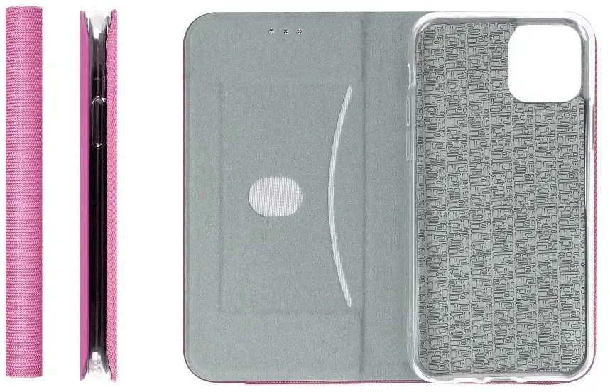 Oem SENSITIVE Book dėklas skirtas Xiaomi Redmi Note 14 PRO 5G / 14 PRO PLUS 5G rožinės spalvos