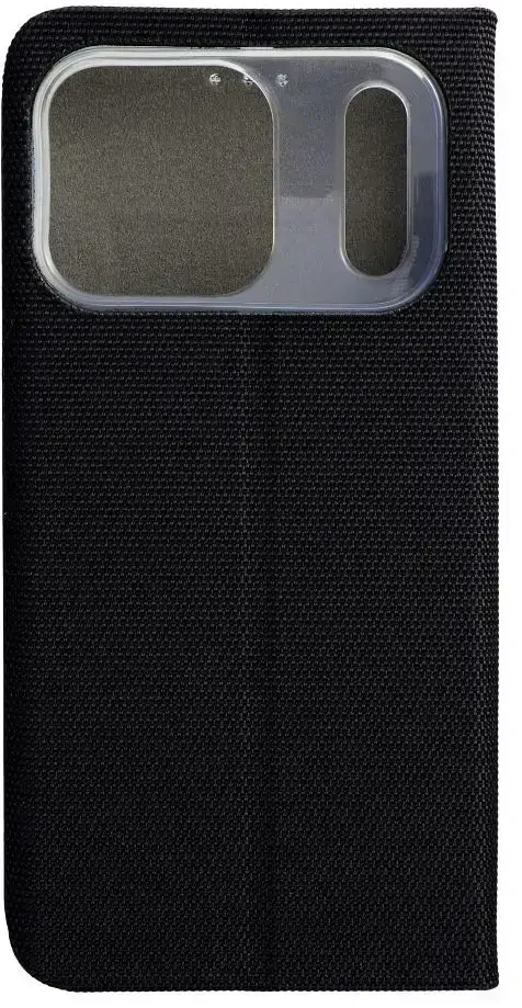 OEM atverčiamas dėklas iPhone 17 PRO / 18 PRO jautriai knygutei, juodas