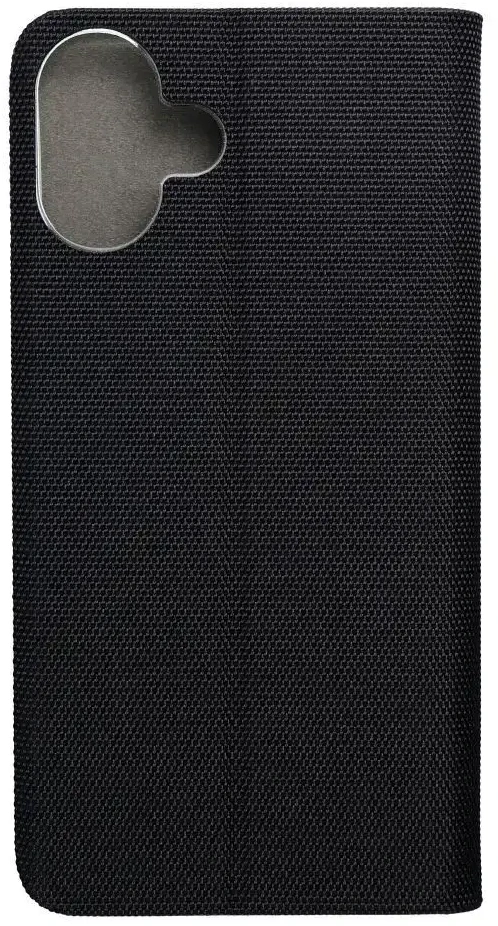 OEM atverčiamas dėklas iPhone 16 PLUS jautriai knygutei, juodas