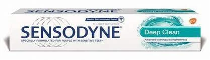 Sensodyne Deep Clean dantų pasta su fluoru 75ml