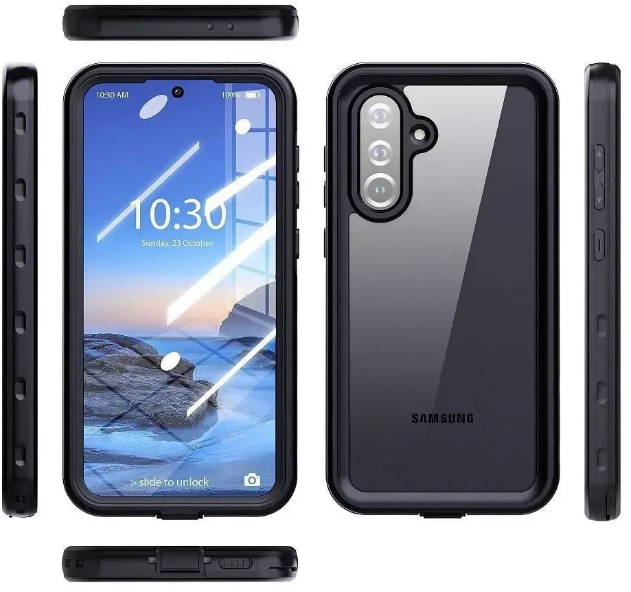 Oem Dėklas na Samsung A57 vandeniui atspari Shellbox A57 juoda