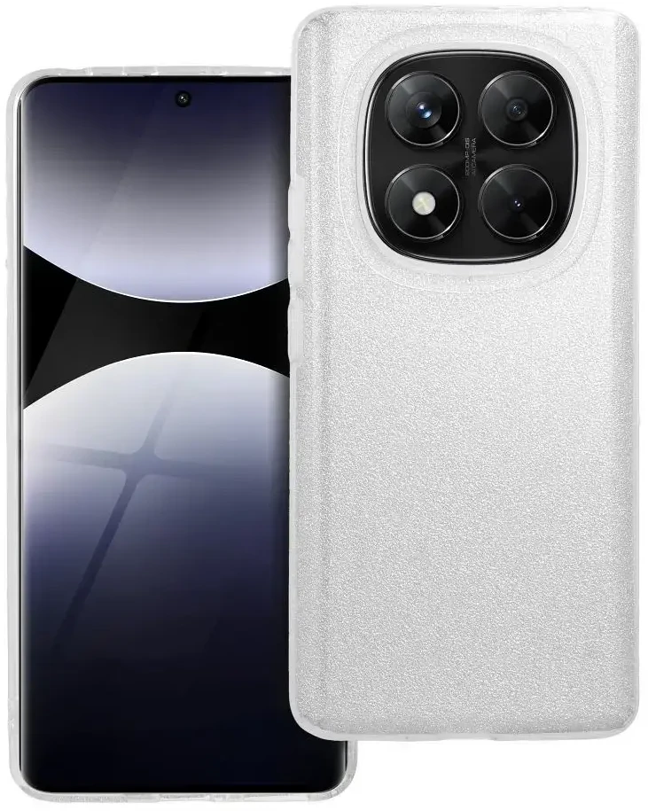 Forcell Oem SHINING dėklas skirtas Xiaomi Redmi Note 14 Pro 4G sidabro spalvos