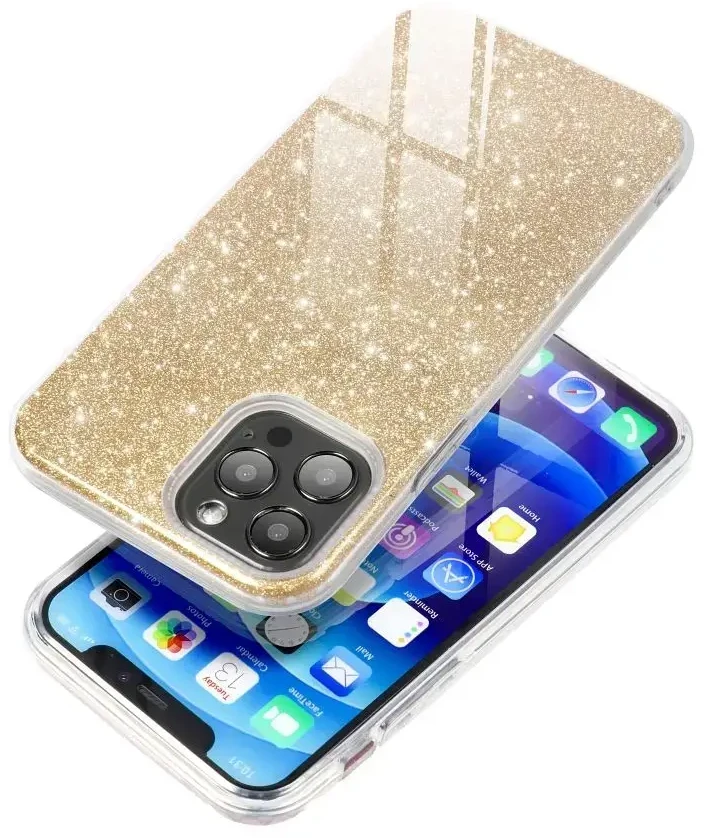 Forcell OEM dėklas, skirtas iPhone 15 PRO MAX, blizgus auksinis