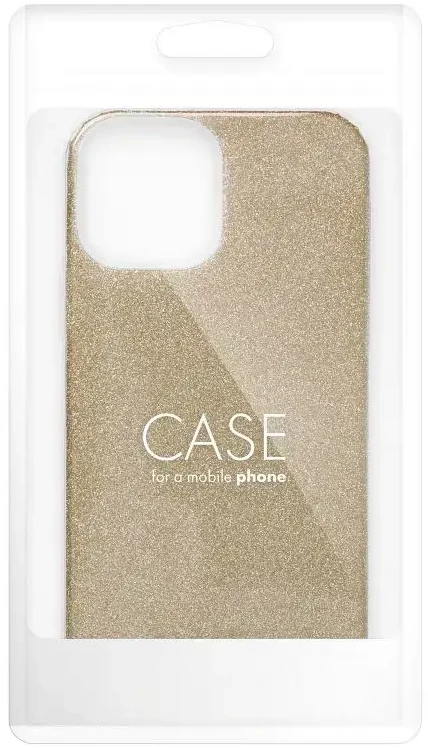 Forcell OEM dėklas, skirtas iPhone 15 PRO MAX, blizgus auksinis
