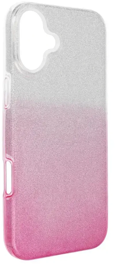 Oem Originalus „iPhone 16 PLUS“ dėklas, blizgantis, skaidrus, rožinis