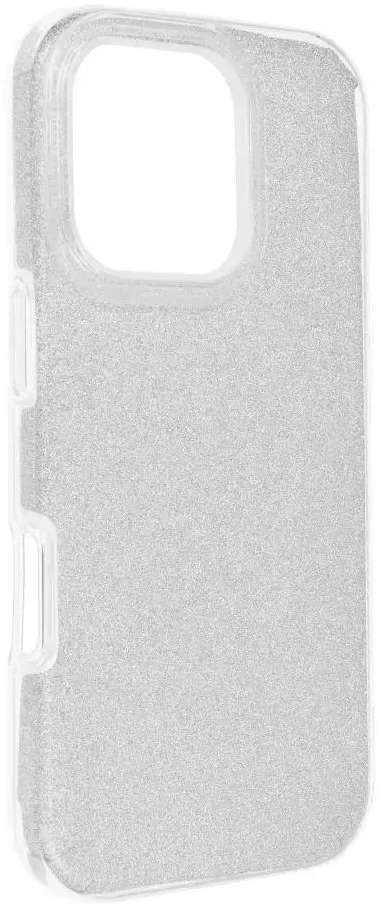 Forcell Originalus iPhone 16 PRO dėklas, blizgantis sidabrinis