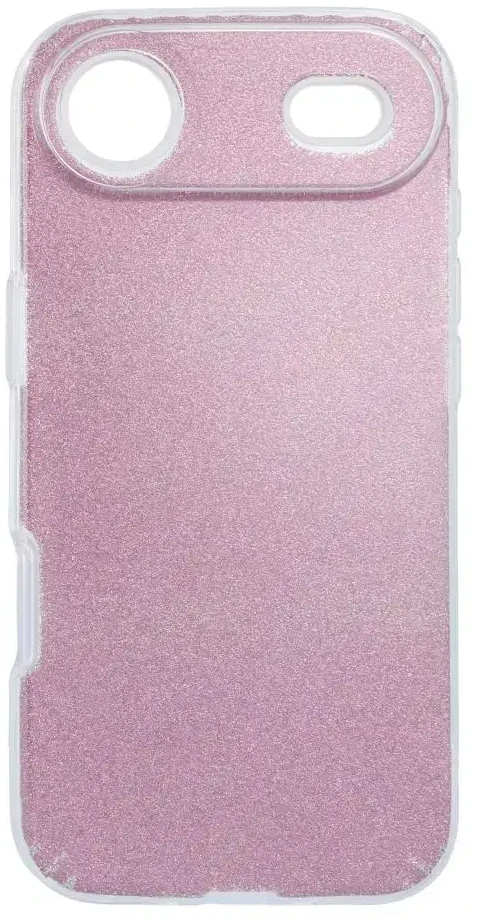 OEM dėklas, skirtas „iPhone 17 AIR“, spindinčios rožinės spalvos