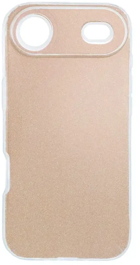 OEM dėklas, skirtas iPhone 17 AIR, blizgus auksinis