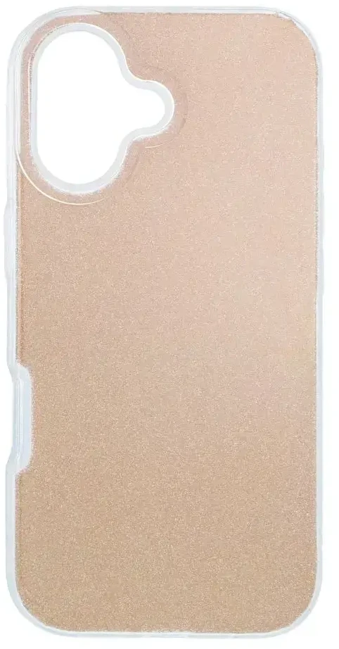 OEM dėklas, skirtas iPhone 17, blizgantis auksinis