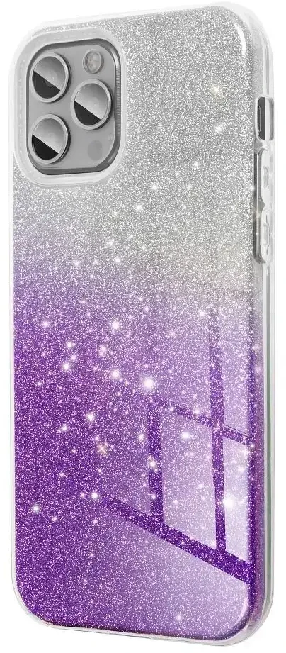 Forcell Originalus iPhone 7 PLUS / 8 PLUS dėklas, blizgantis permatomas violetinis