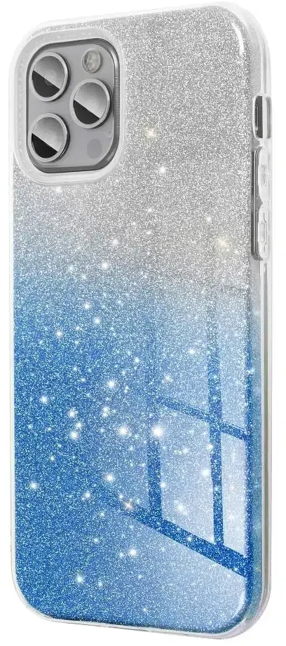 Forcell Originalus iPhone 7 PLUS / 8 PLUS dėklas, blizgus permatomas mėlynas