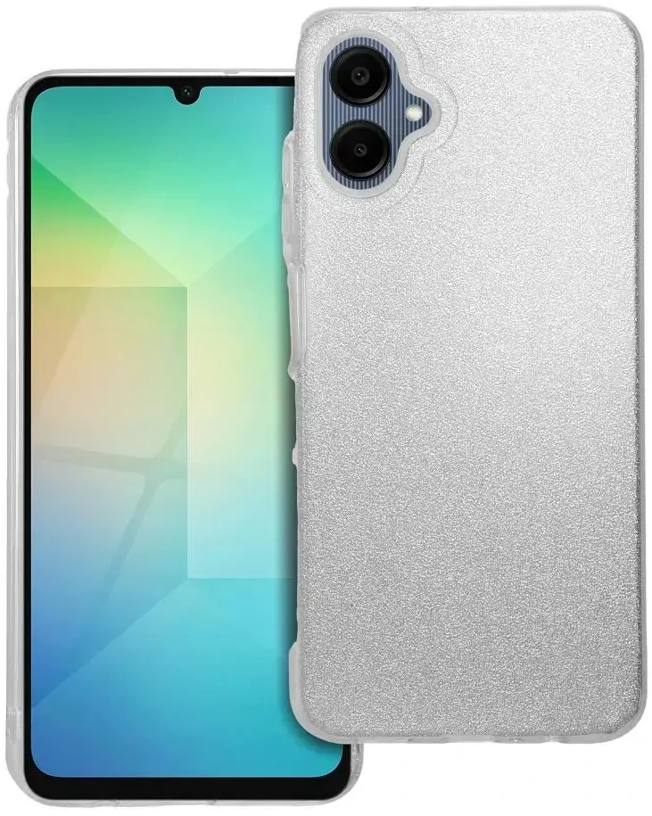Oem SHINING dėklas skirtas Samsung Galaxy A06 5G sidabro spalvos