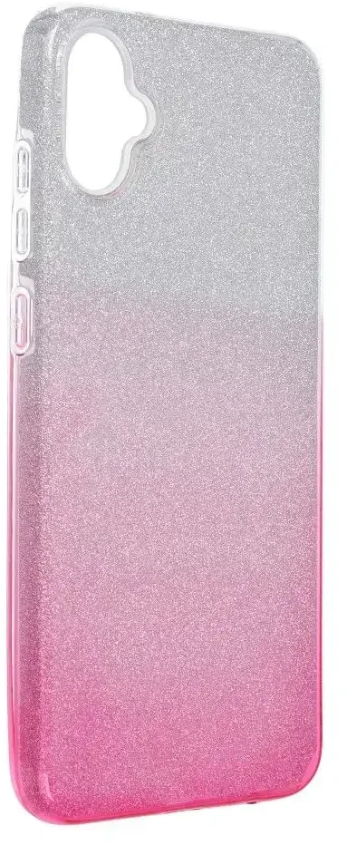 Forcell Oem SHINING Dėklas skirtas Samsung Galaxy A05 clear/rožinės spalvos