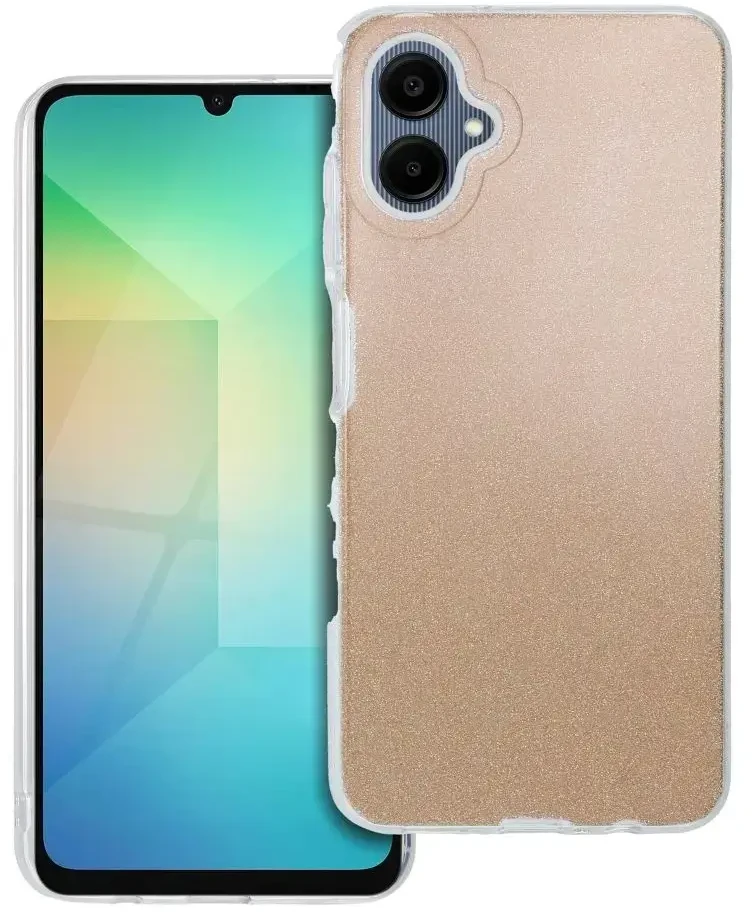 Oem SHINING dėklas skirtas Samsung Galaxy A06 5G aukso spalvos