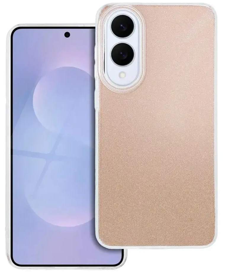 Oem SHINING Dėklas skirtas Samsung Galaxy S25 Edge aukso spalvos