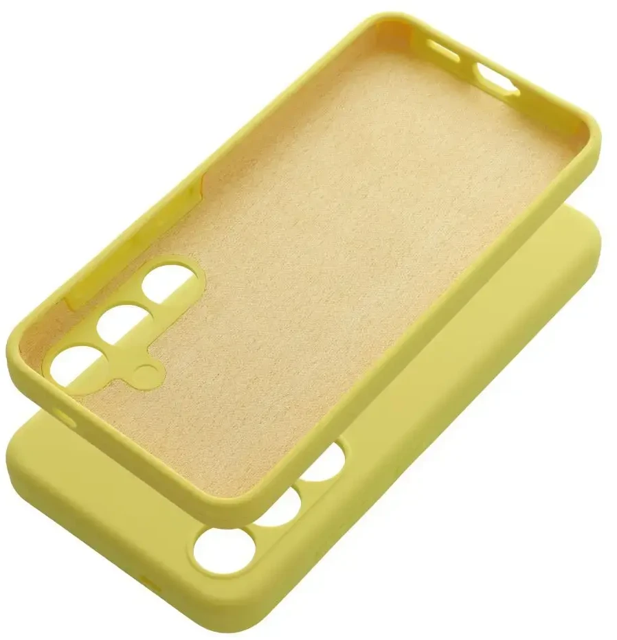 Oem Dėklas na Samsung A27 5G Silicone 2mm (camera protection) geltona
