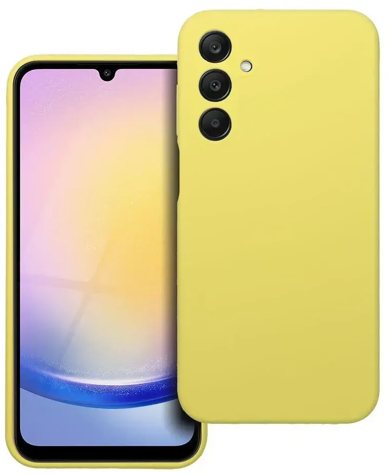 Oem Dėklas SILICONE 2mm skirtas Samsung Galaxy A25 5G lemon
