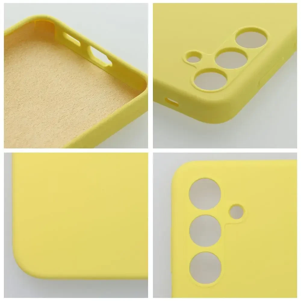 Oem Dėklas na Samsung A27 5G Silicone 2mm (camera protection) geltona